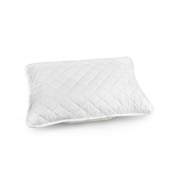 Perna cu umplutura de puf siliconat, antialergica, 50 x 70 cm, Alb, PDA-002