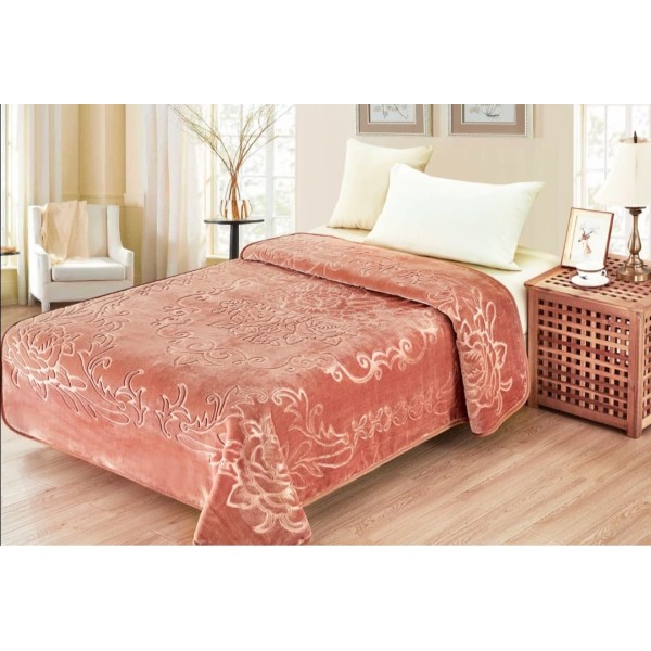 Patura Cocolino dubla si pufoasa perfecta pentru sezonul rece 160 x 220 cm, Bej deschis, PCSU-08