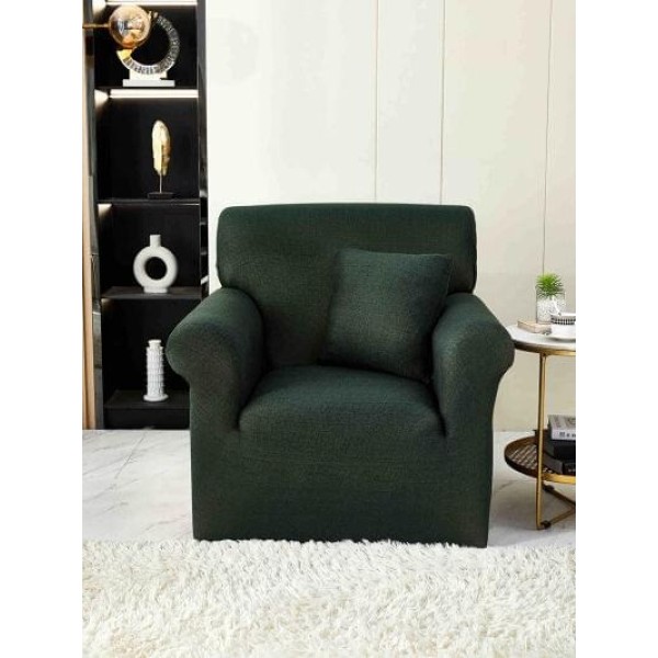 Husa Elastica pentru Fotoliu + Fata de Perna, Verde, HCM-048