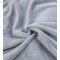 Lenjerie de pat, cu Broderie, Cocolino tip Blăniță Iepure, 2 Persoane, 6 Piese, cu ELASTIC, Gri deschis, LCE-080