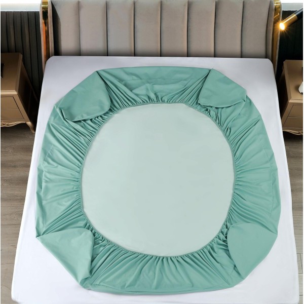 Husa pat impermeabila, 160x200cm, plus 2 fete de perna, Vernil, HPI-019