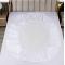 Husa pat impermeabila, 160x200cm, plus 2 fete de perna, Alb, HPI-022