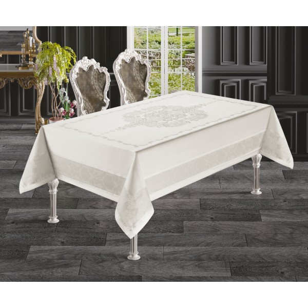 Fata de masa Teflonata Impermeabila, Jumbo, Crem, FMT-001