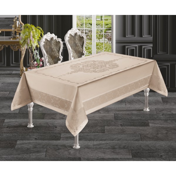 Fata de masa Teflonata Impermeabila, Jumbo, Bej, FMT-003