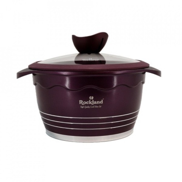 Oala din Granit cu capac 20 cm, Rockland, OGR-002