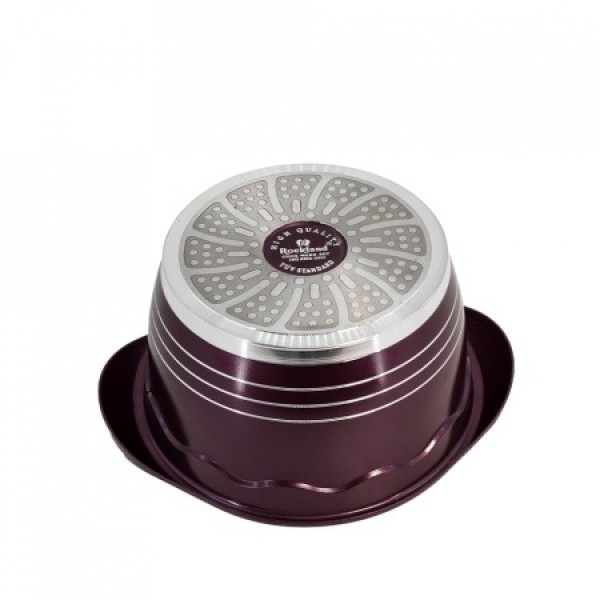 Oala din Granit cu capac 20 cm, Rockland, OGR-002