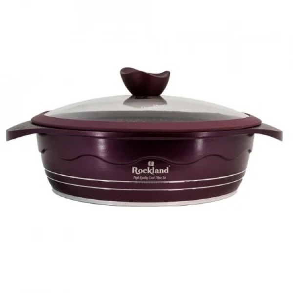 Cratita din Granit cu capac 28 cm, Rockland, OGR-004