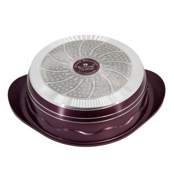 Cratita din Granit cu capac 28 cm, Rockland, OGR-004