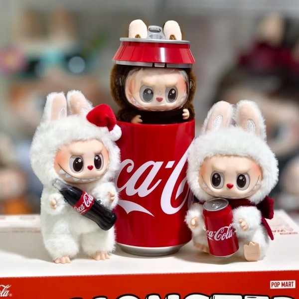 Figurina Pop Mart Labubu Coca-Cola – Iepurași Drăguți,  JCC-014