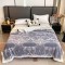Pătură Cocolino cu blăniță 200x230 cm – moale, călduroasă și premium - Gri, model elegantPBC-050