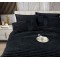 Lenjerie de pat Cocolino cu pilotă inclusă și cearșaf cu elastic, 6 piese, blană de iepure negru, LCE-101