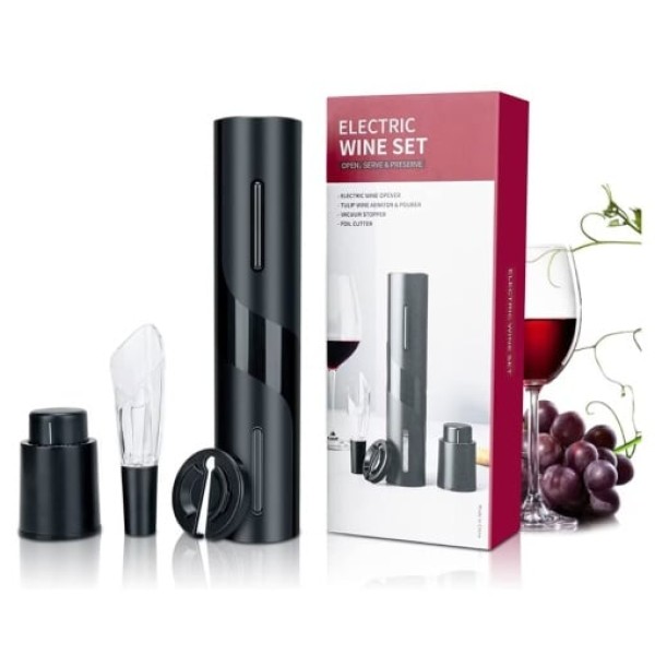 Set Tirbuson Electric, 4 in 1, Negru, OGR-012