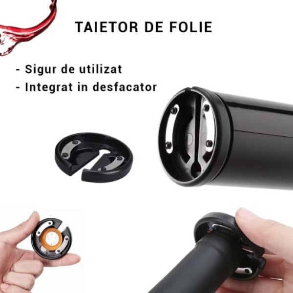Set Tirbuson Electric, 4 in 1, Negru, OGR-012