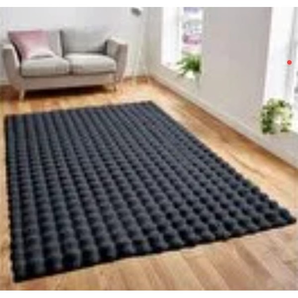 Covor Pufos 150x220 cm – Gri inchis, Moale și Elegant pentru Living sau Dormitor, CFB-014