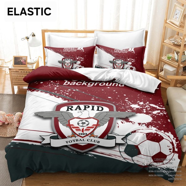 Lenjerie Pat Dublu 6 Piese Finet cu Elastic – Model Rapid București, Visiniu, LRB-003 Lenjerie Pat Dublu 6 Piese Finet cu Elastic – Model Rapid București, Visiniu, LRB-003