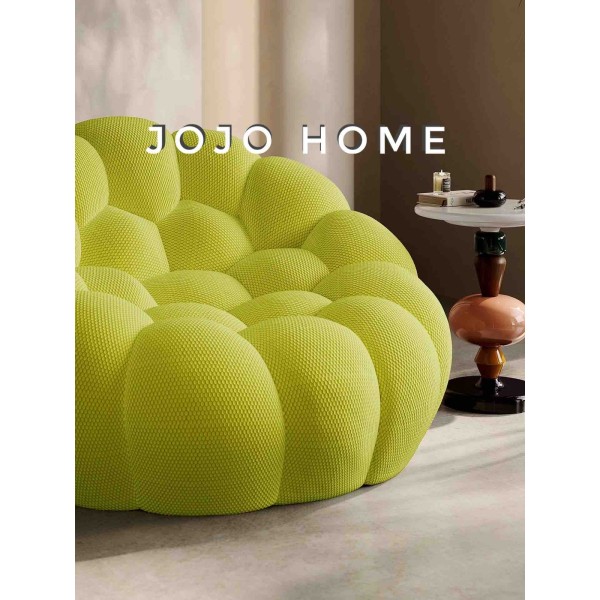 Fotoliu Premium Bubble HD Foam Ergonomic – Verde Neon, 120x120x68 cm, FPE-008