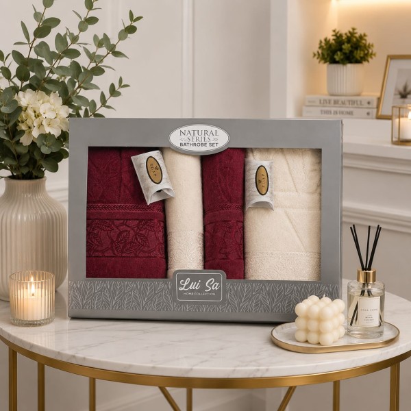 Set Cadou Baie 10 Piese pentru Cuplu – Halate de Baie și Prosoape Elegante, HBC-029 Set Cadou Baie 10 Piese pentru Cuplu – Halate de Baie și Prosoape Elegante, HBC-029