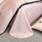 Lenjerie de Pat Premium Satin Deluxe cu Broderie Elegantă, Bumbac 100%, 4 Piese, Roz Pudrat, LBB-021 Lenjerie de Pat Premium Satin Deluxe cu Broderie Elegantă, Bumbac 100%, 4 Piese, Roz Pudrat, LBB-021