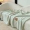 Șal Multifuncțional Jojo Home din Cașmir Artificial 100x140 cm cu Capse – Șal și Pătură 2 în 1, Verde Mentă, PJC-004