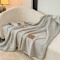 Șal Multifuncțional Jojo Home din Cașmir Artificial 100x140 cm cu Capse – Șal și Pătură 2 în 1, Gri Deschis, PJC-005
