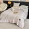 Pătură Jojo Home din Cașmir Artificial 200x230 cm – Moale, Pufoasă și Călduroasă, Crem-Bej, PJC-012