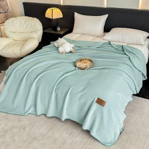 Pătură Jojo Home din Cașmir Artificial 200x230 cm – Moale, Pufoasă și Călduroasă, Verde Turcoaz, PJC-016