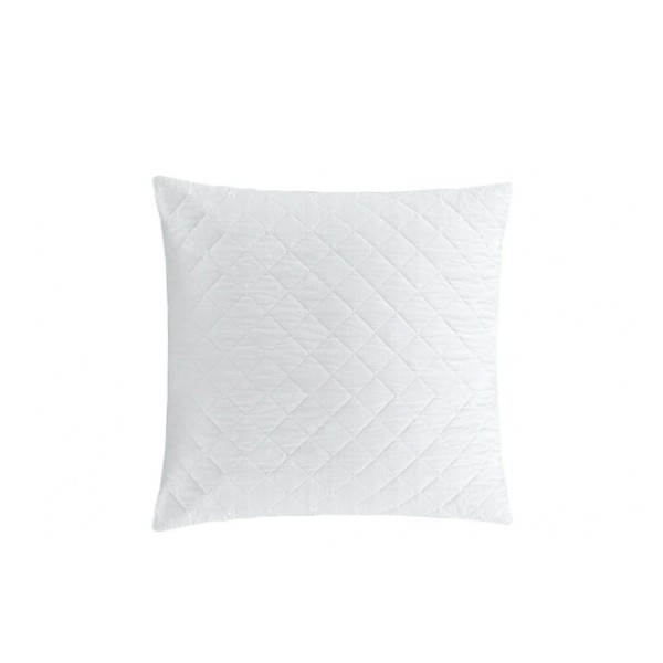 Perna cu umplutura de puf siliconat, antialergica, 40 x 40 cm, Alb, PDA-001