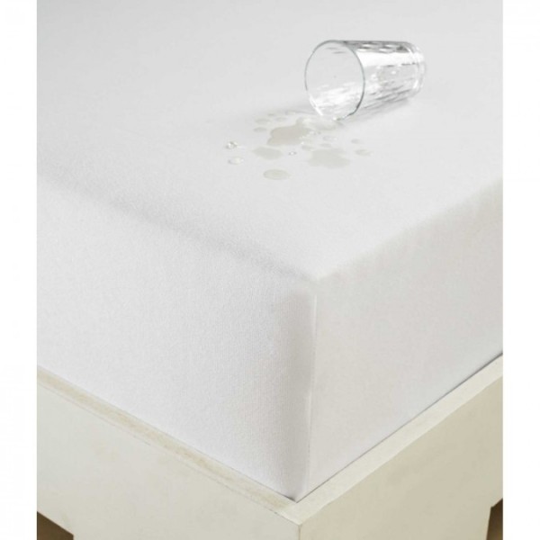 Husa pat impermeabila, 160x200cm, Alb, HPI-002