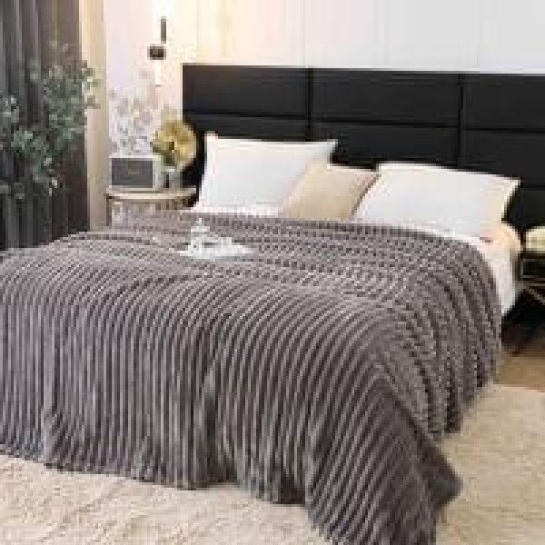 Patura Pufoasa COCOLINO GROFATA 200 x 230 cm, Gri-deschis, PGC-019