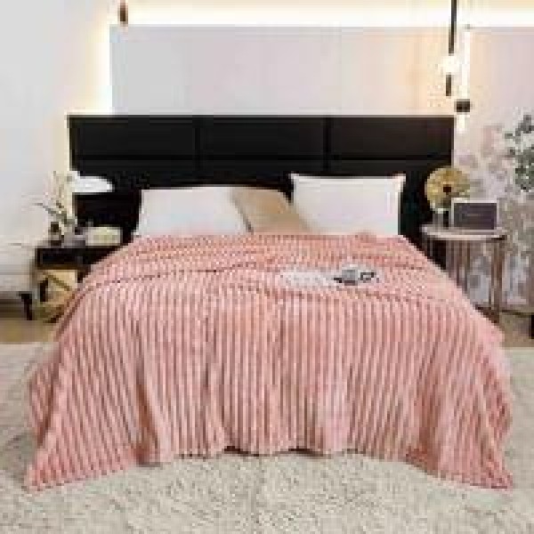 Patura Pufoasa COCOLINO GROFATA 200 x 230 cm, Roz, PGC-011