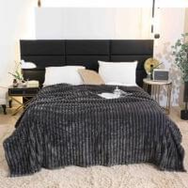 Patura Pufoasa COCOLINO GROFATA 200 x 230 cm, Gri-inchis, PGC-018