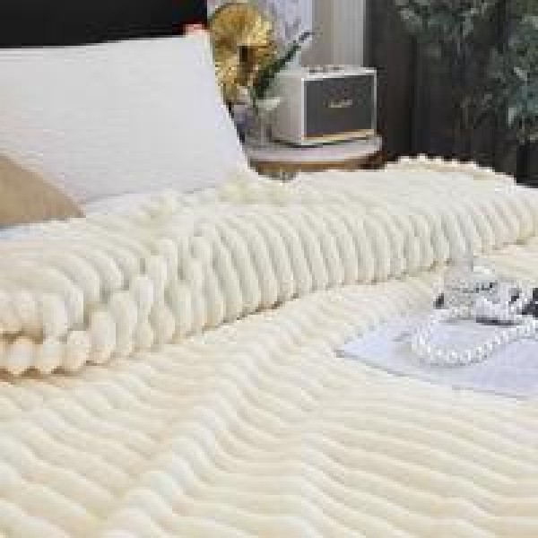 Patura Pufoasa COCOLINO GROFATA 200 x 230 cm, Crem, PGC-013