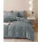 Set Lenjerie de Pat, Bumbac Tip Jacquard Finetat, 6 Piese, Gri, LDJ-052